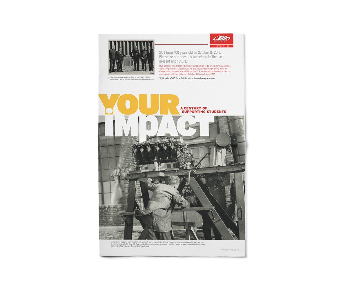 POST-SECONDARY DONOR REPORT FOR SAIT POLYTECHNIC BY IVY DESIGN INC