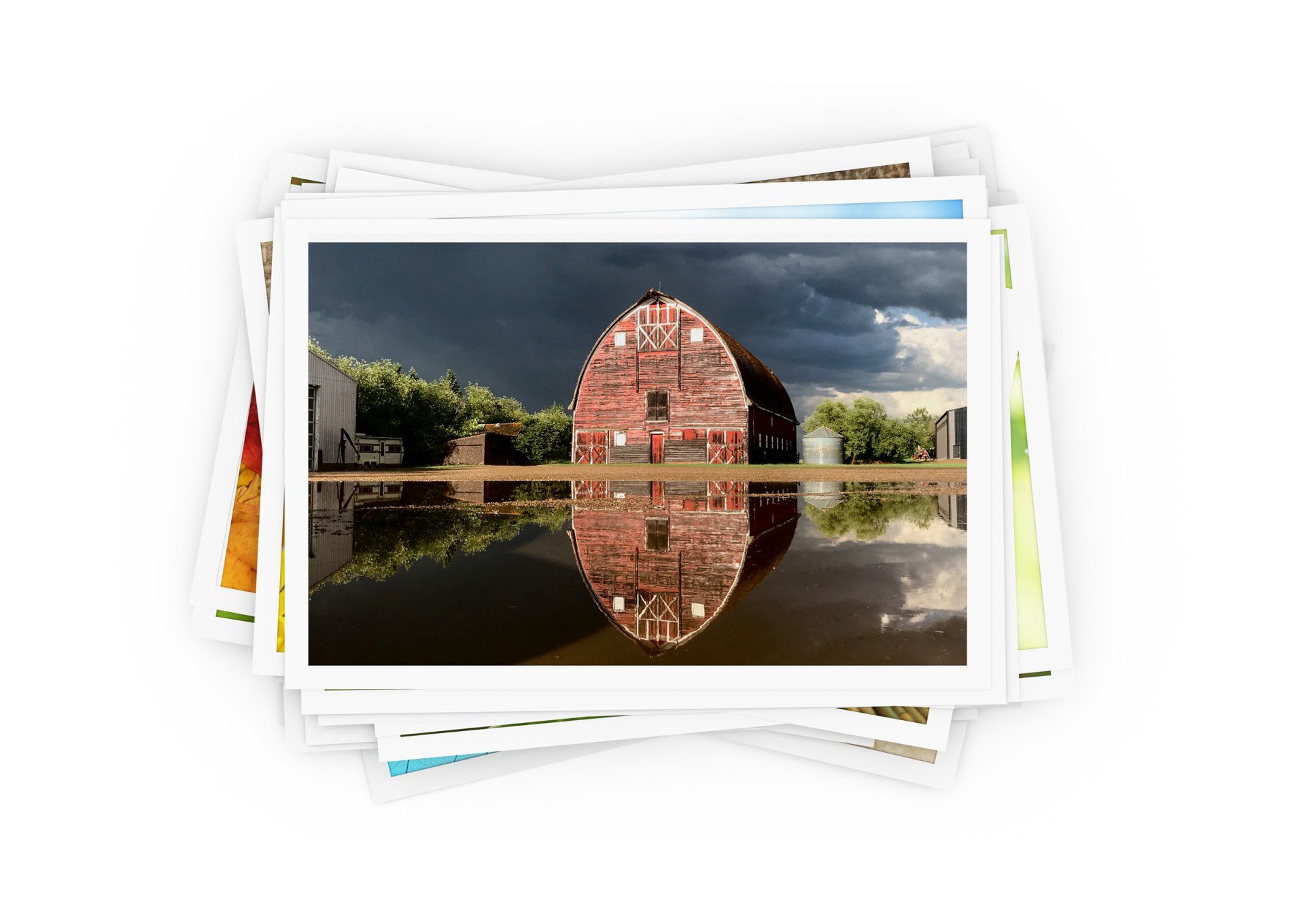 SERIES OF POST CARDS AND PHOTO CONTEST DESIGNED FOR VISION CREDIT UNION BY IVY DESIGN INC