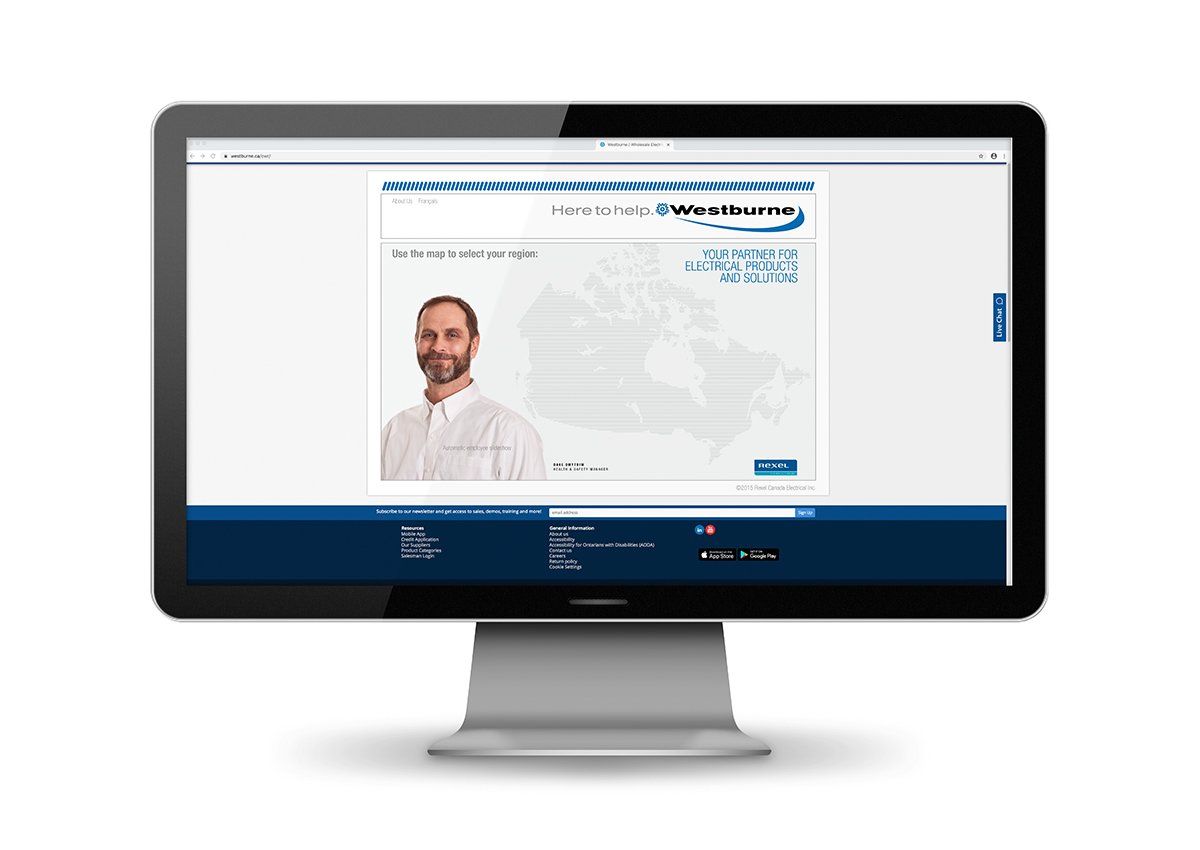 MICROSITE AND WEBSITE DEVELOPMENT FOR WESTBURNE ELECTRIC BY IVY DESIGN INC