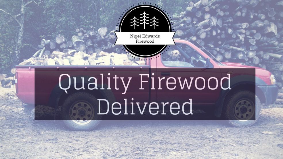 FREE DELIVERY WITHIN 10 MILES Quality Firewood Delivered with image of truck