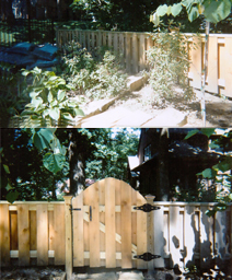 Fencing Gallery — Fence with Door in Des Moines, IA Fencing Gallery — Fence with Door in Des Moines, IA