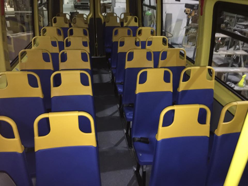 School bus seats