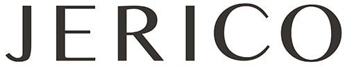 A close up of the word jerico on a white background.