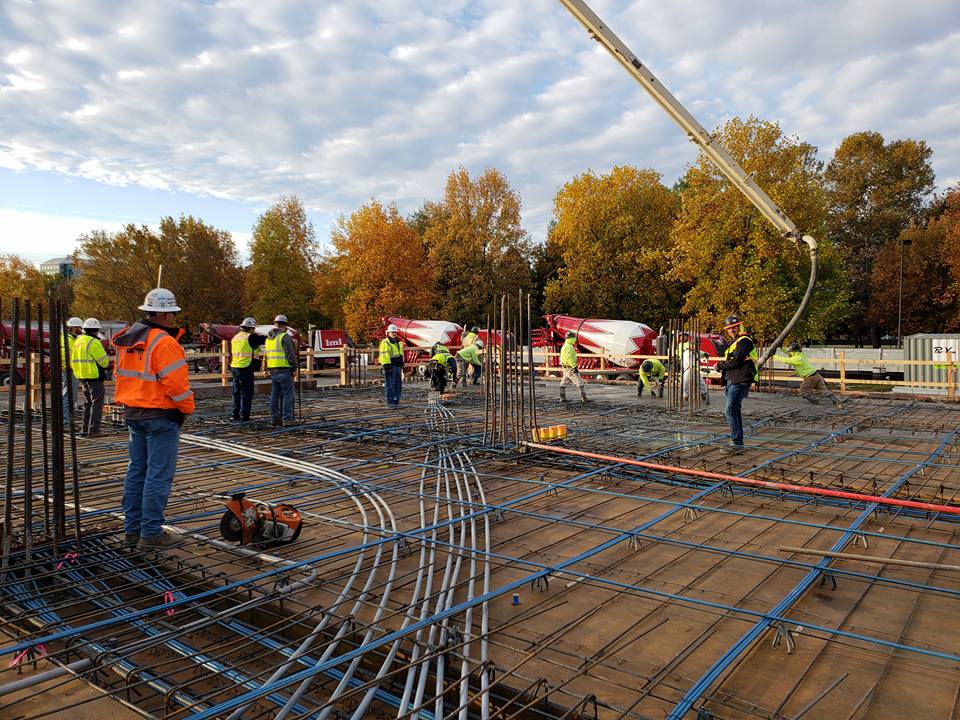 REI Concrete job site