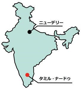 A map of india with chinese writing on it