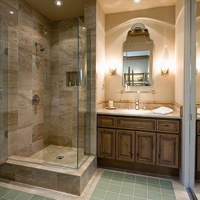 Bathroom with Glass-made Shower - Door Enclosure in Dover, NH Bathroom with Glass-made Shower - Door Enclosure in Dover, NH