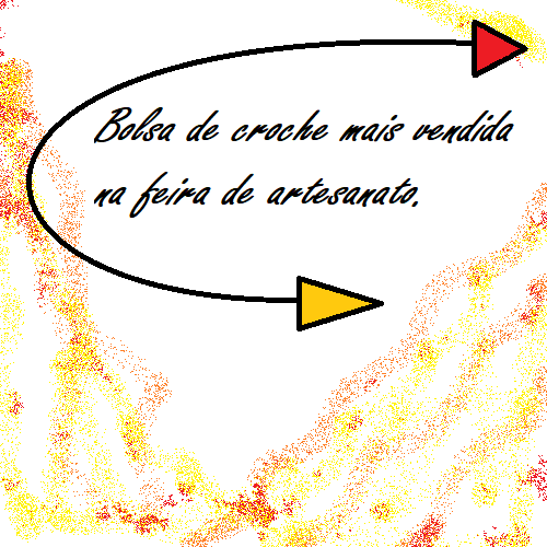 Bolsas de croche.