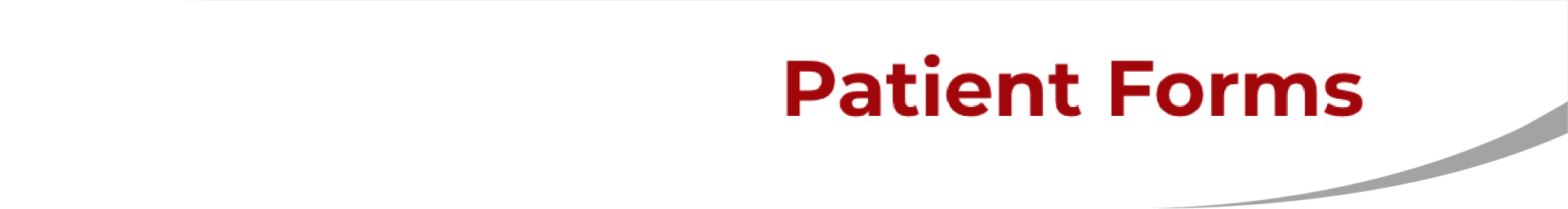 Button with link to Patient Forms Page