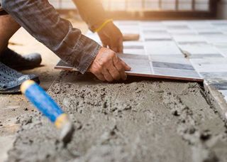 floor tiling