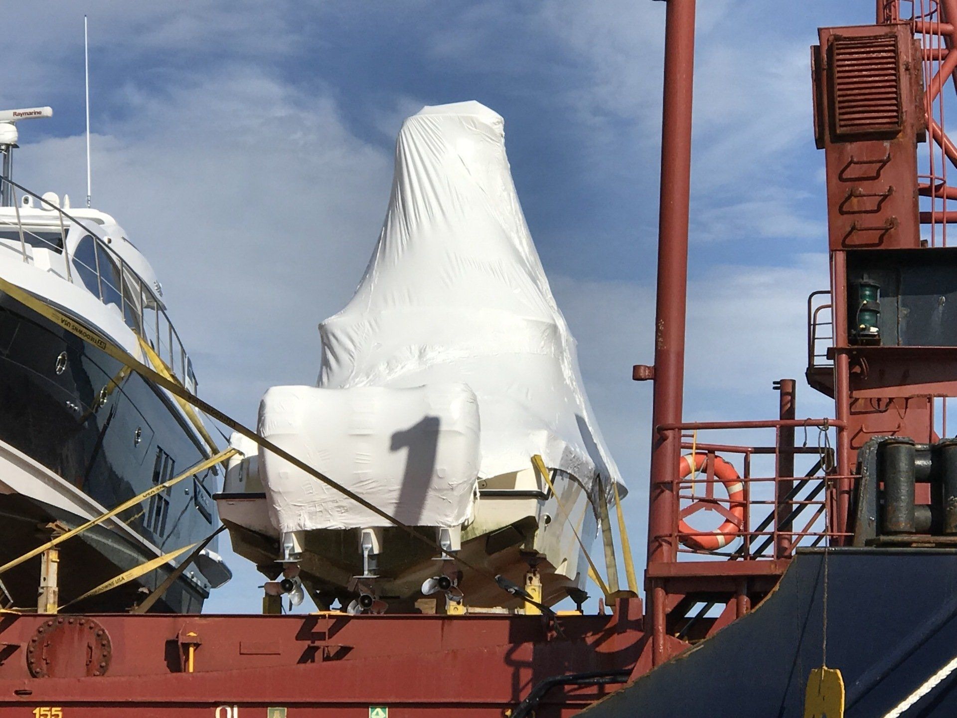  Boat shrink wrap