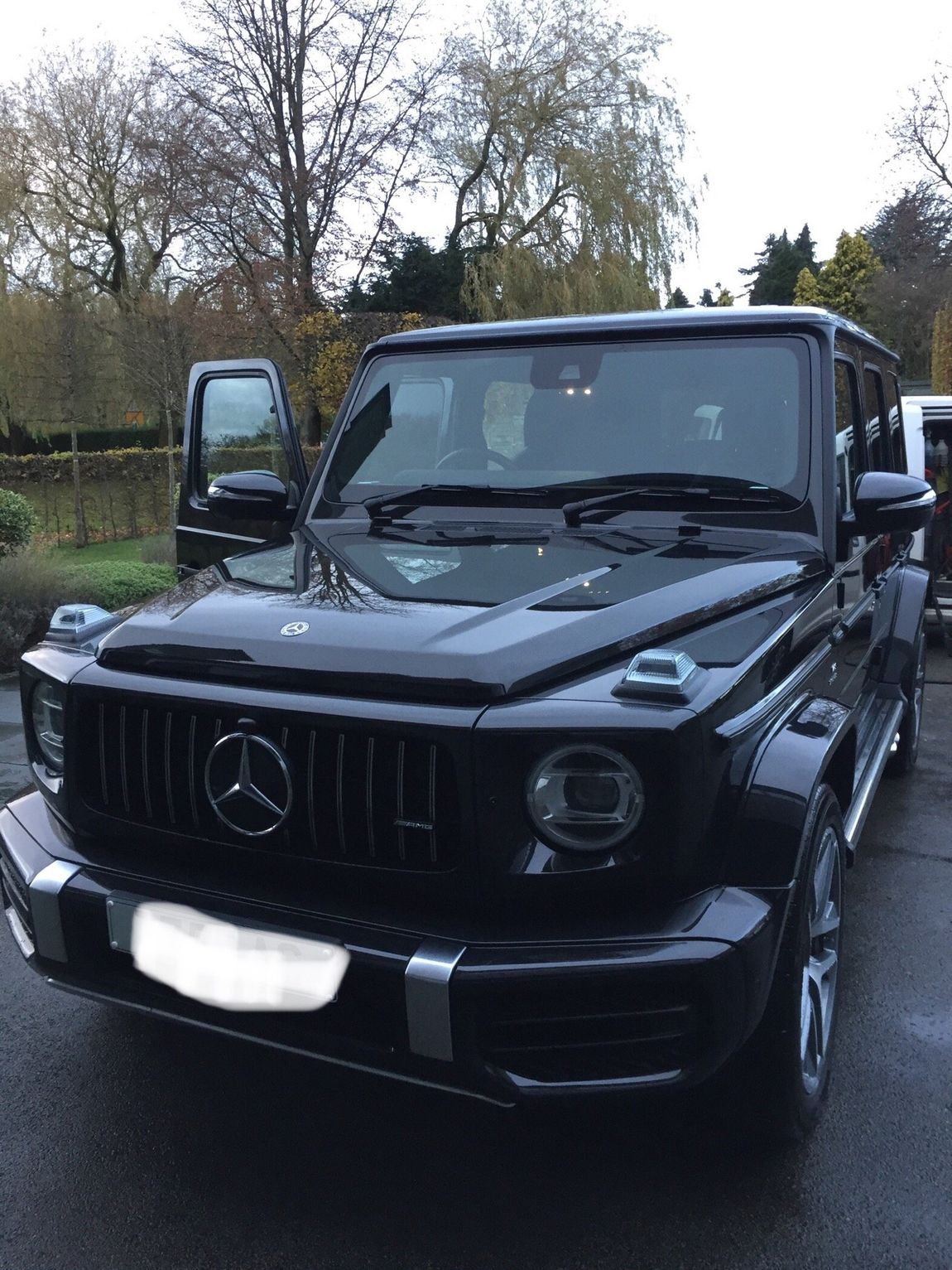 Black car front