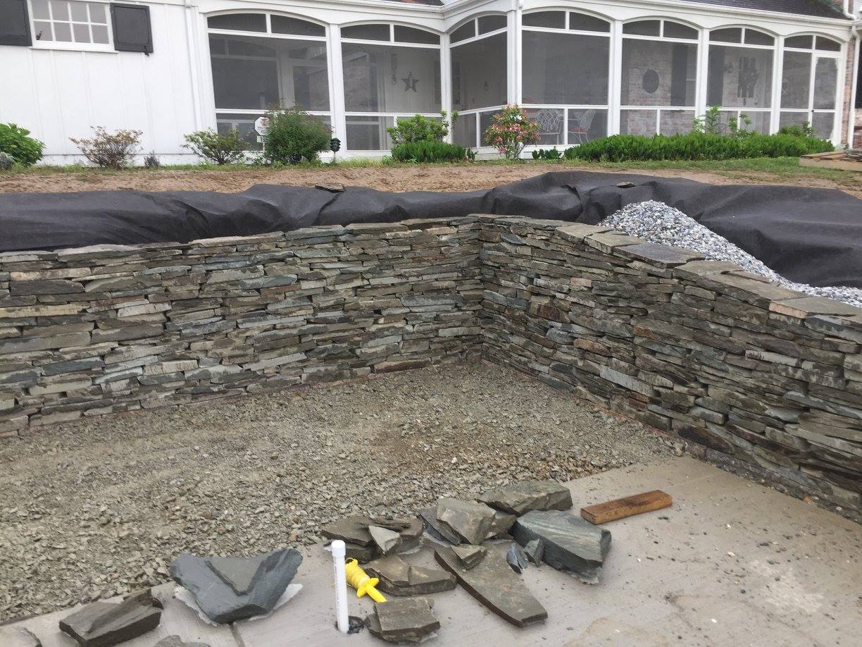 Finished Pile of Garden Stones — York, PA — Salem Springs Landscaping