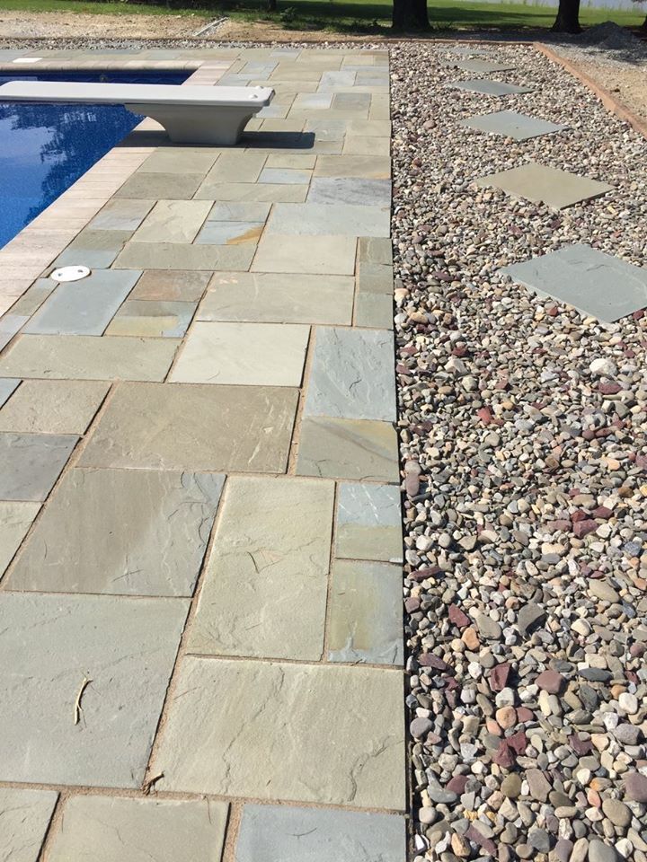 Walkway Besides Swimming Pool — York, PA — Salem Springs Landscaping