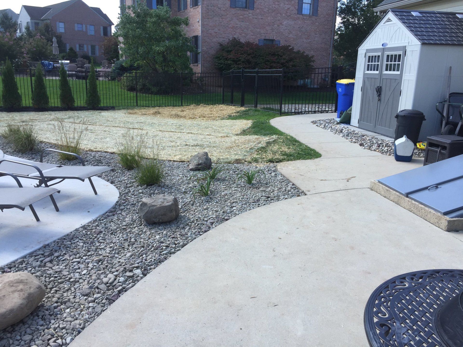 Finished Backyard Landscaping — York, PA — Salem Springs Landscaping