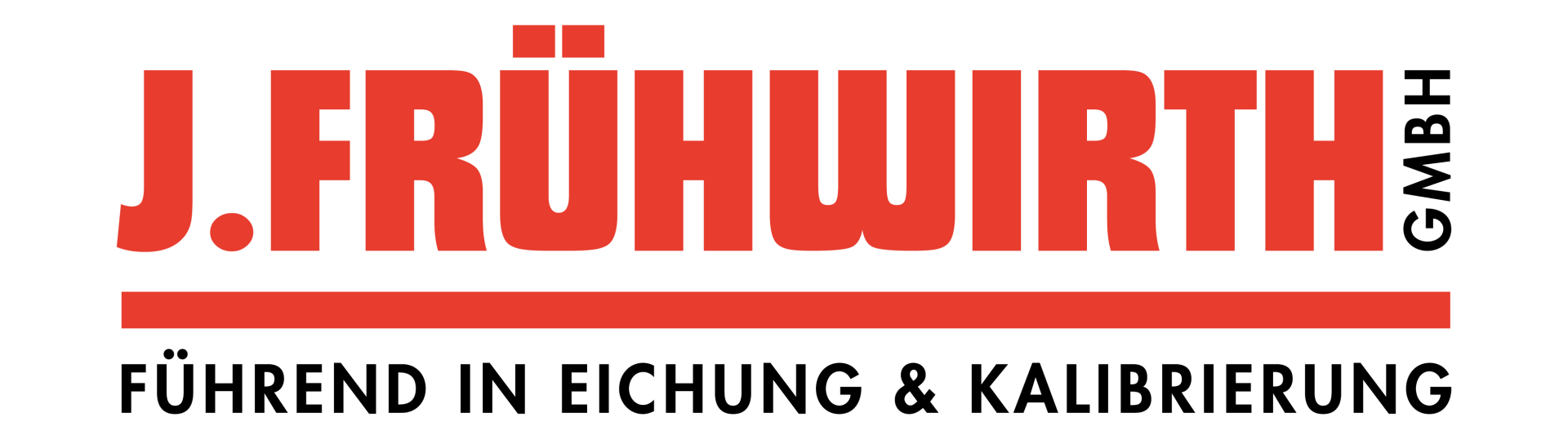 Ein rot-schwarzes Logo für die J. Frühwirth GmbH