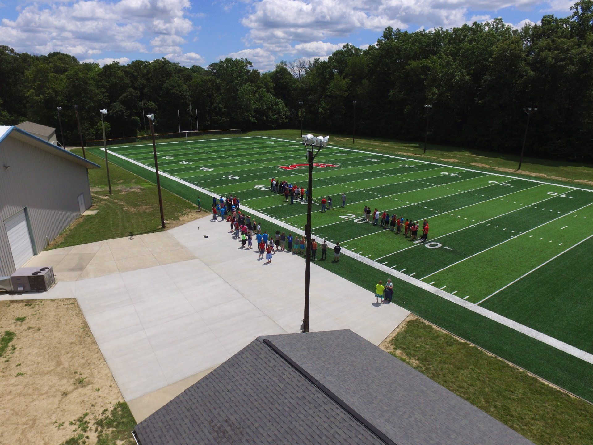 Football fields