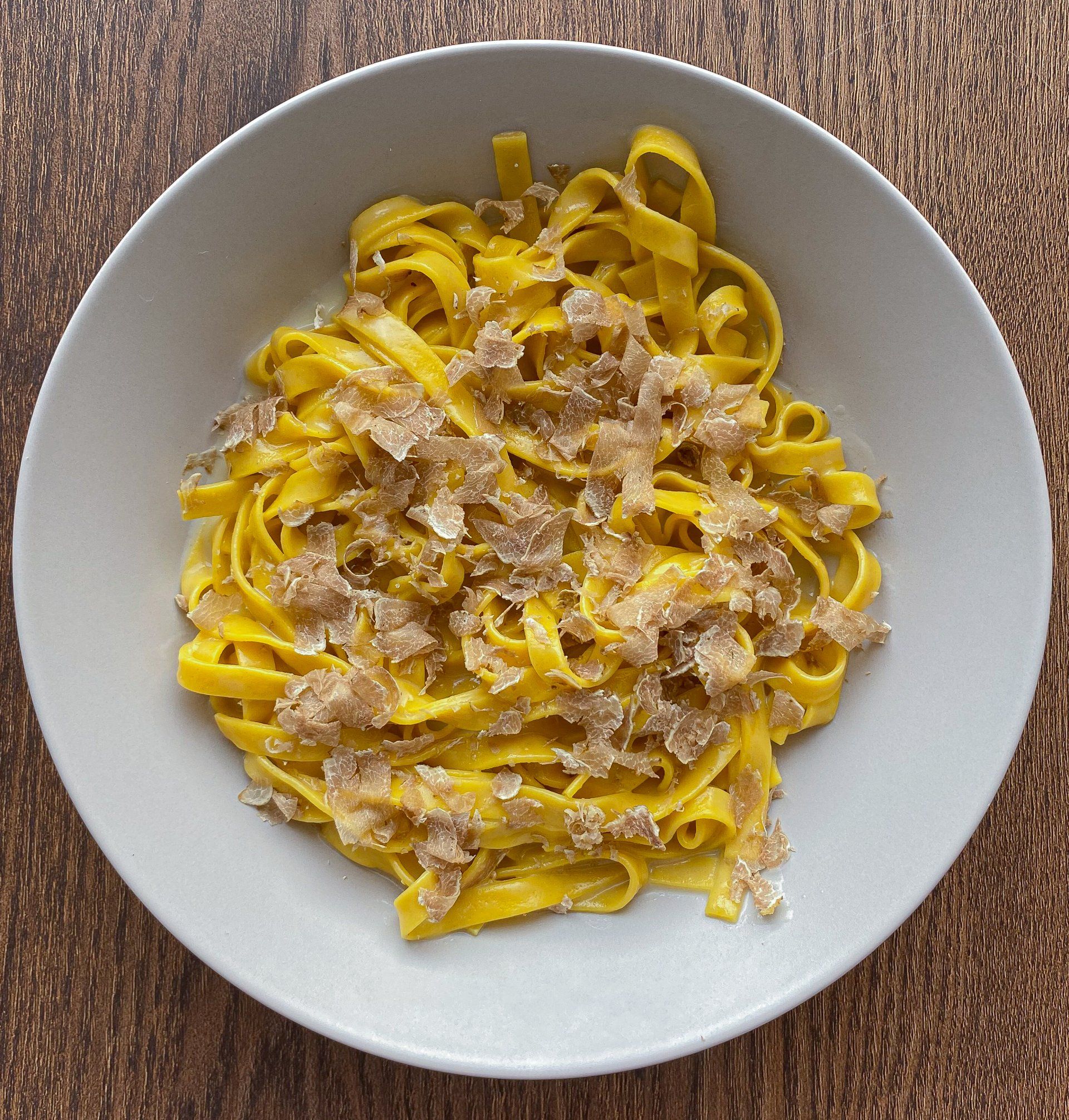 pasta all uovo tartufo bianco