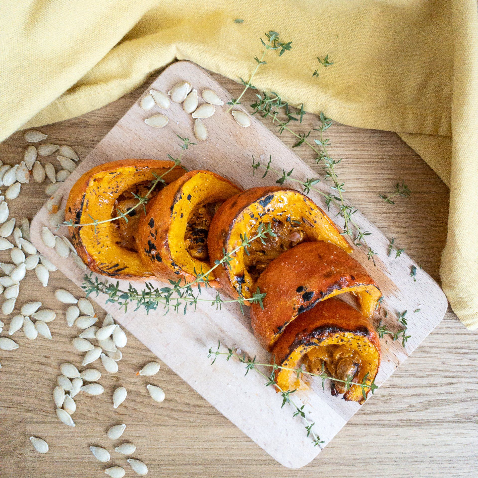 zucca semi di zucca timo