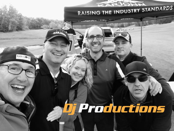 DJ Productions picture of crowd on golf course with DJ Bodbeats