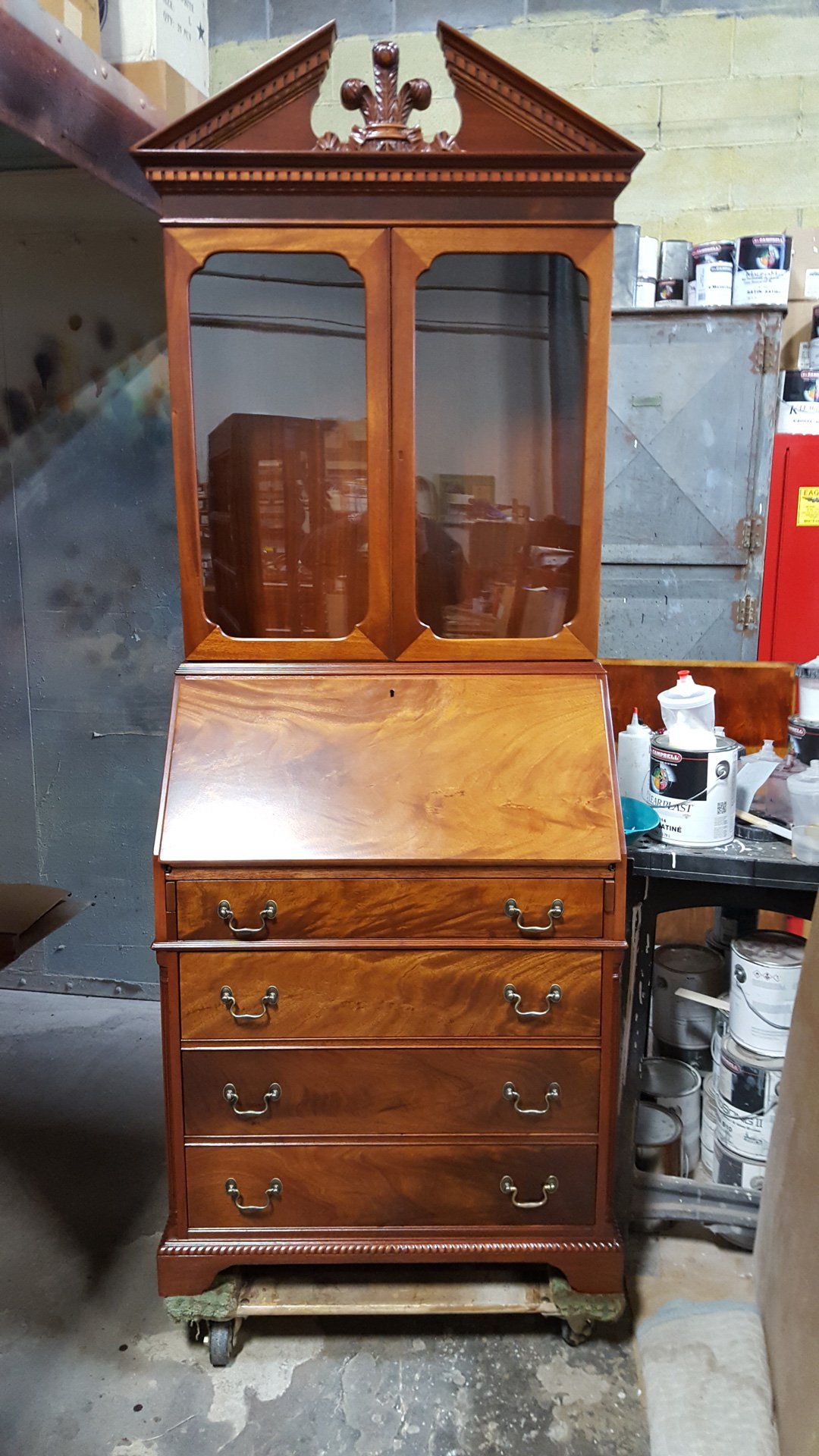 Glass Cabinet And Drawers — Bohemia, NY — Tony's Touch Up Furniture Service Inc.
