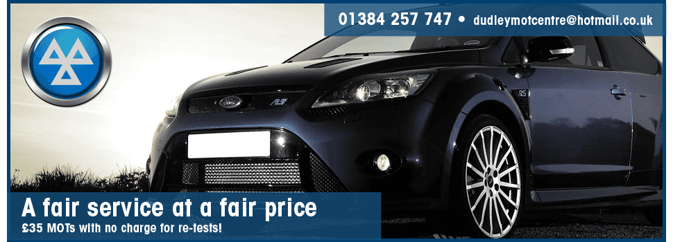 MOT test - Dudley, West Midlands - Dudley MOT Centre - Ford car Ford car