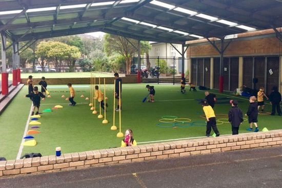 Kids' fitness activity