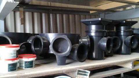 drainage pipes