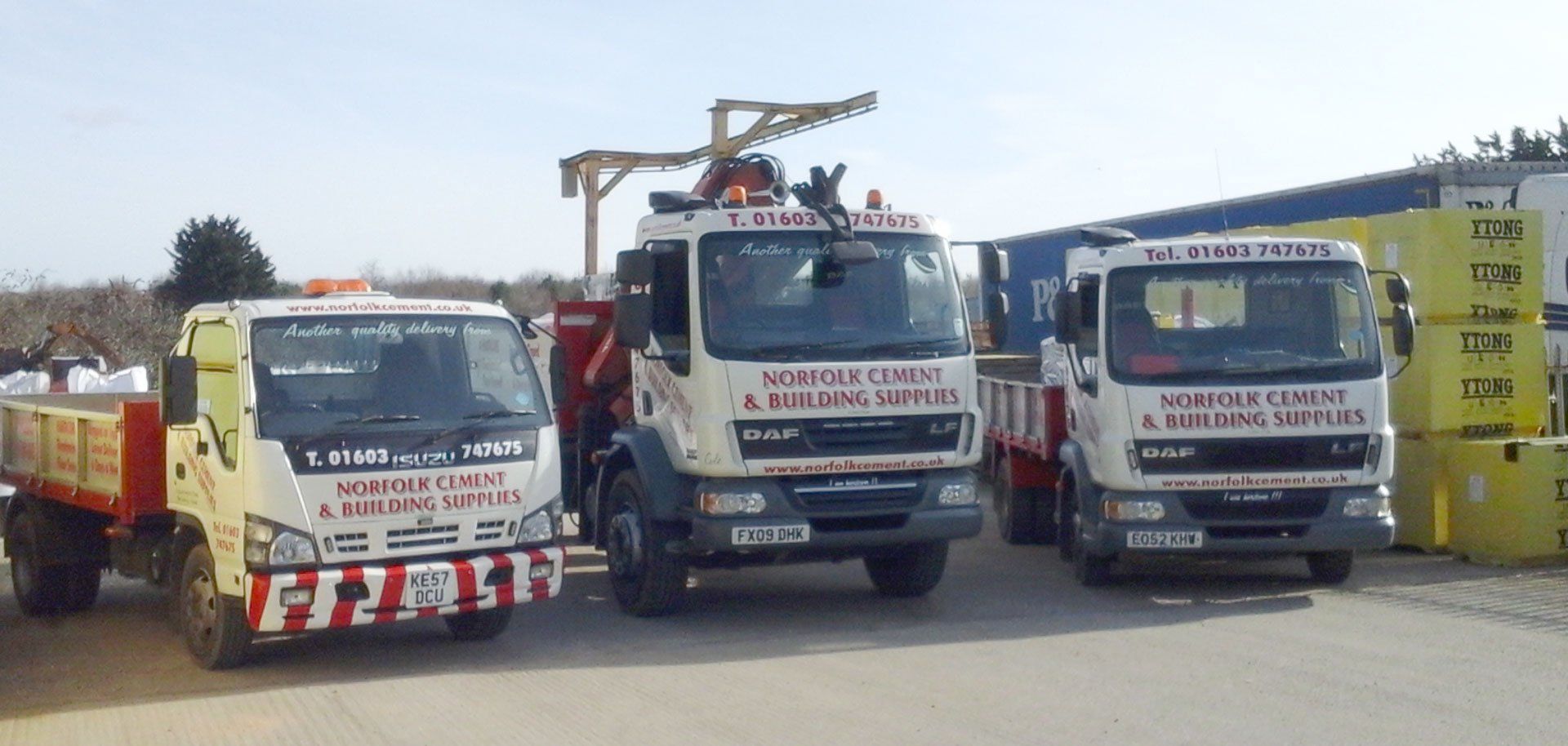 building supply vans