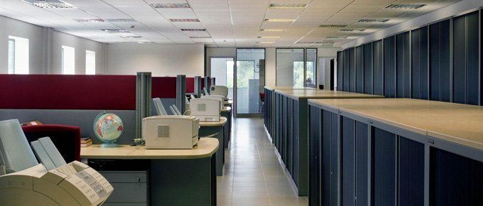 Room dividers for your business. Call 01483 306 500 Office fit-out contractors in London, Surrey, Southampton - Marrick Commercial Interiors