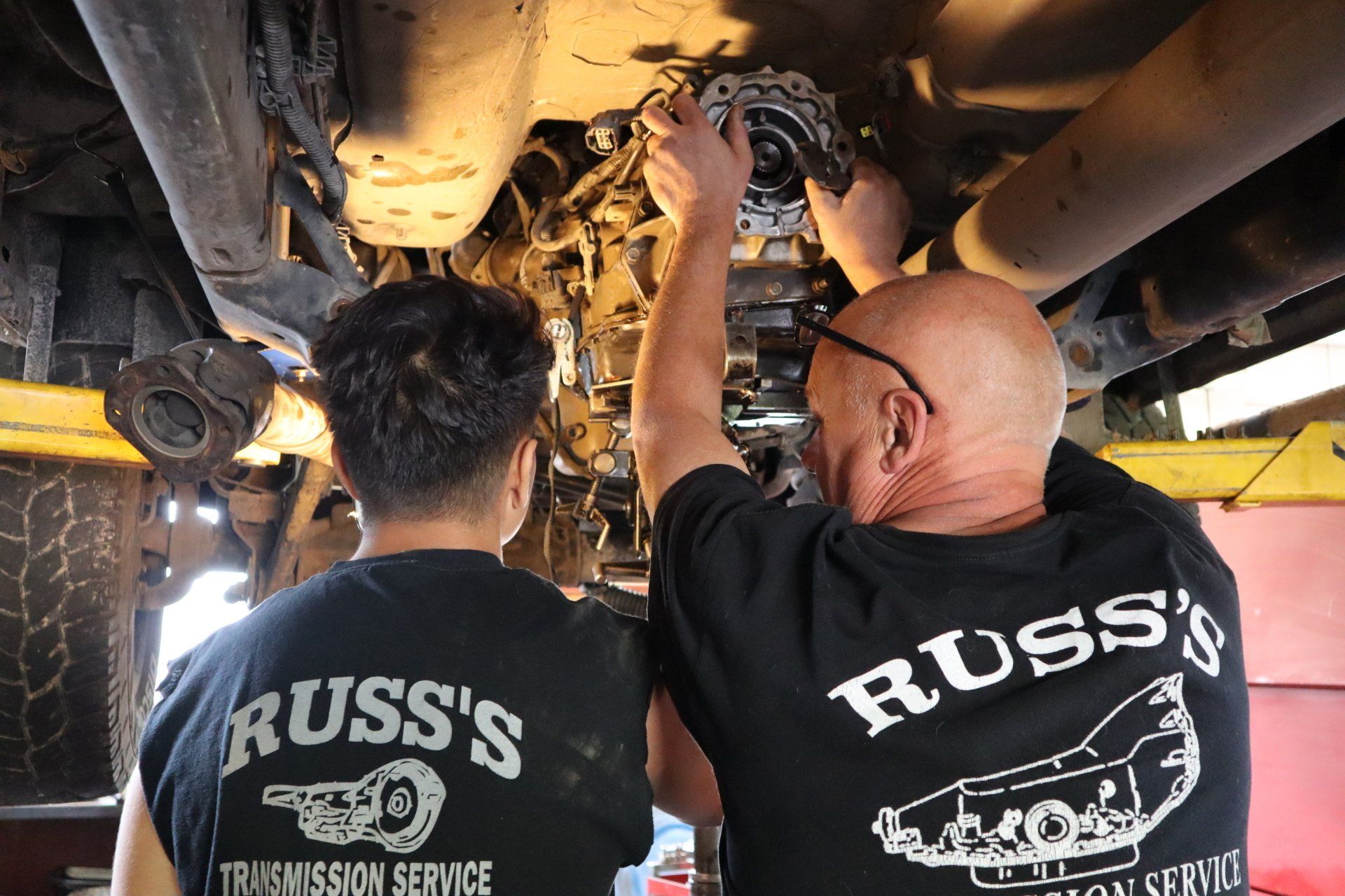 Differentials — Car Mechanic Checking The Differential Pinions in Toughkenamon, PA