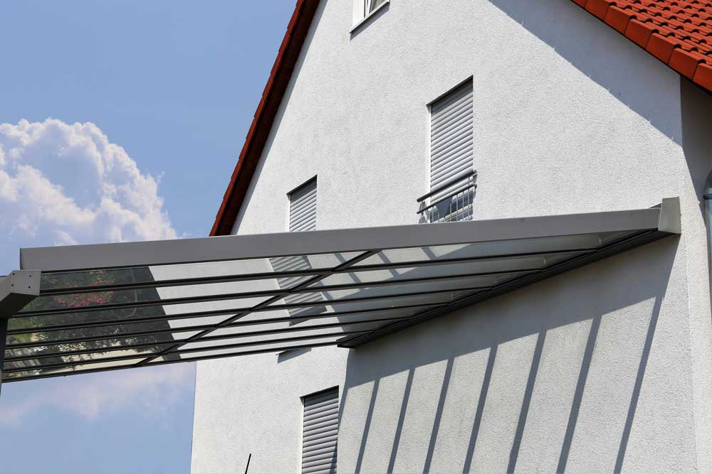 coperture in vetro per spazi esterni