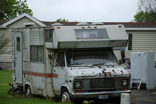 Cosemtic damage on RV