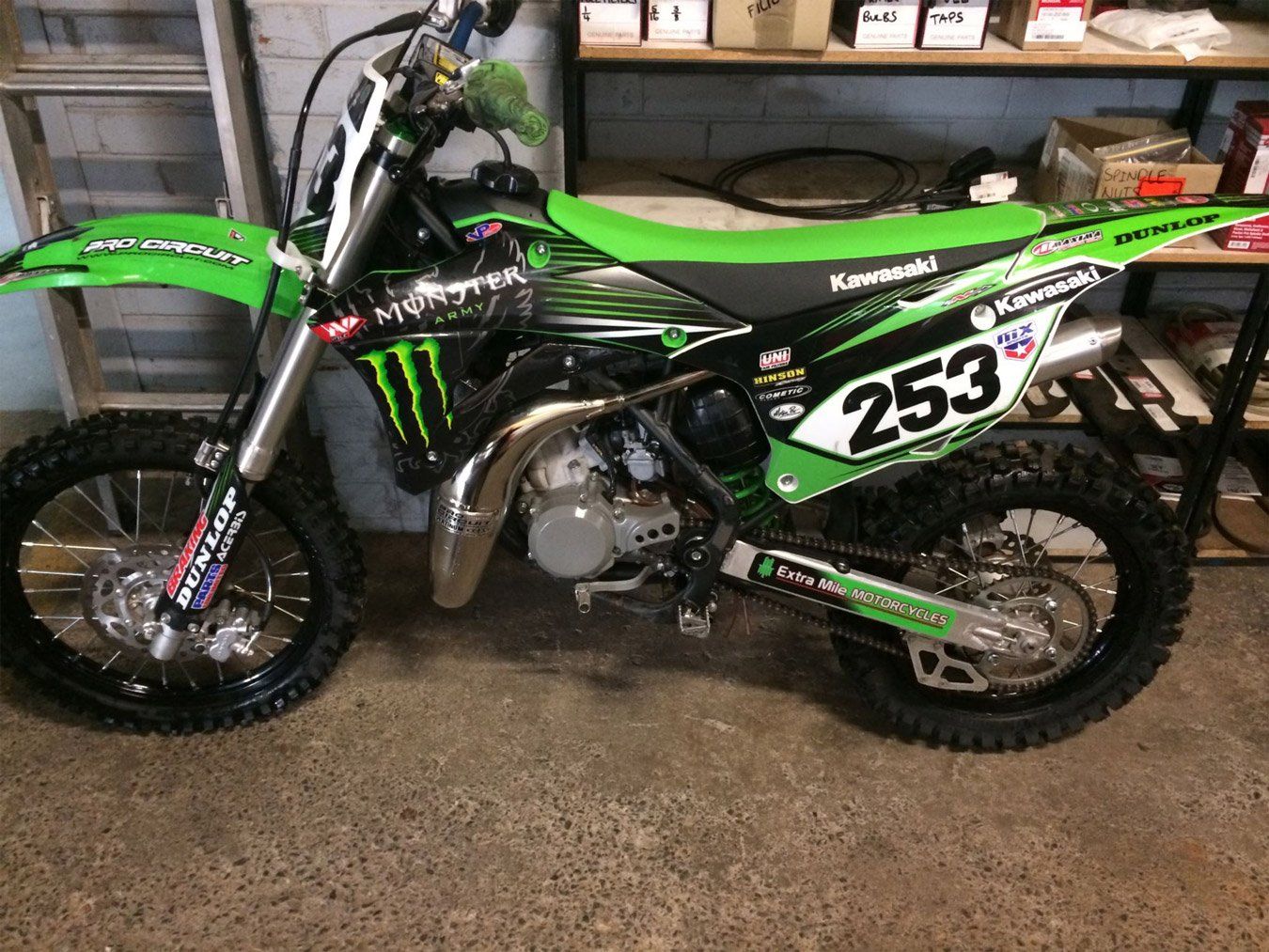 number 253 bike
