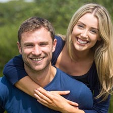 smiling couple