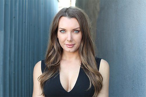 Beautiful Woman In Black Dress