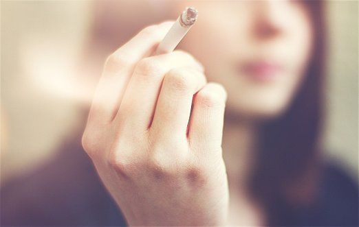 Woman with Cigarette