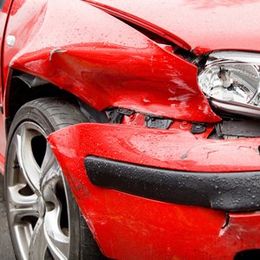 damaged car