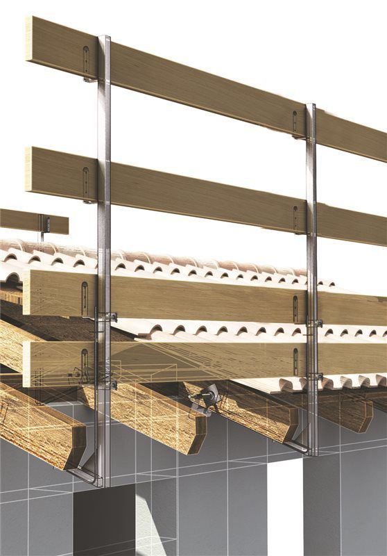 Parapetto in legno