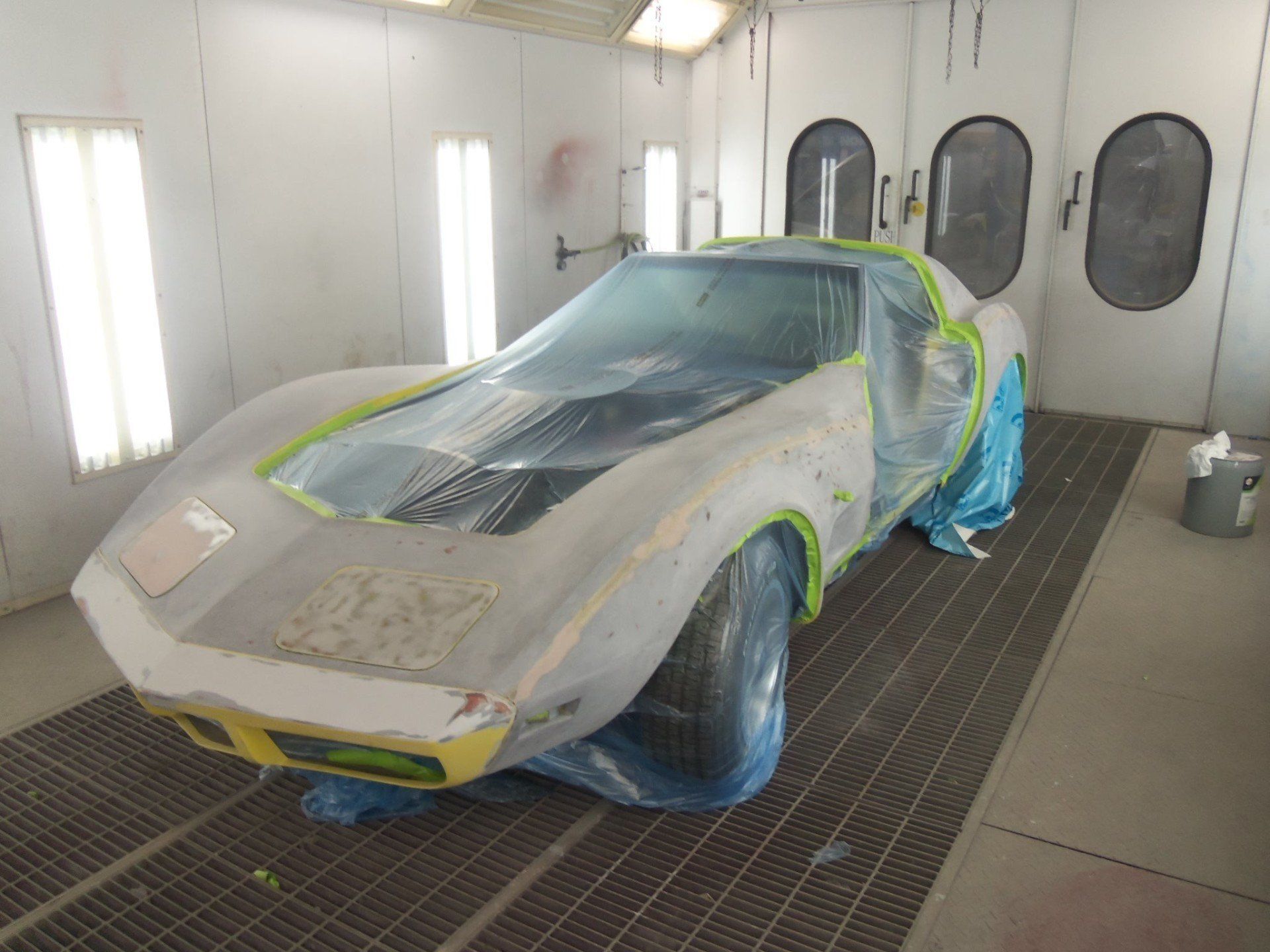 Painting Progress of Classic Car — Villas, NJ — John's Auto Body