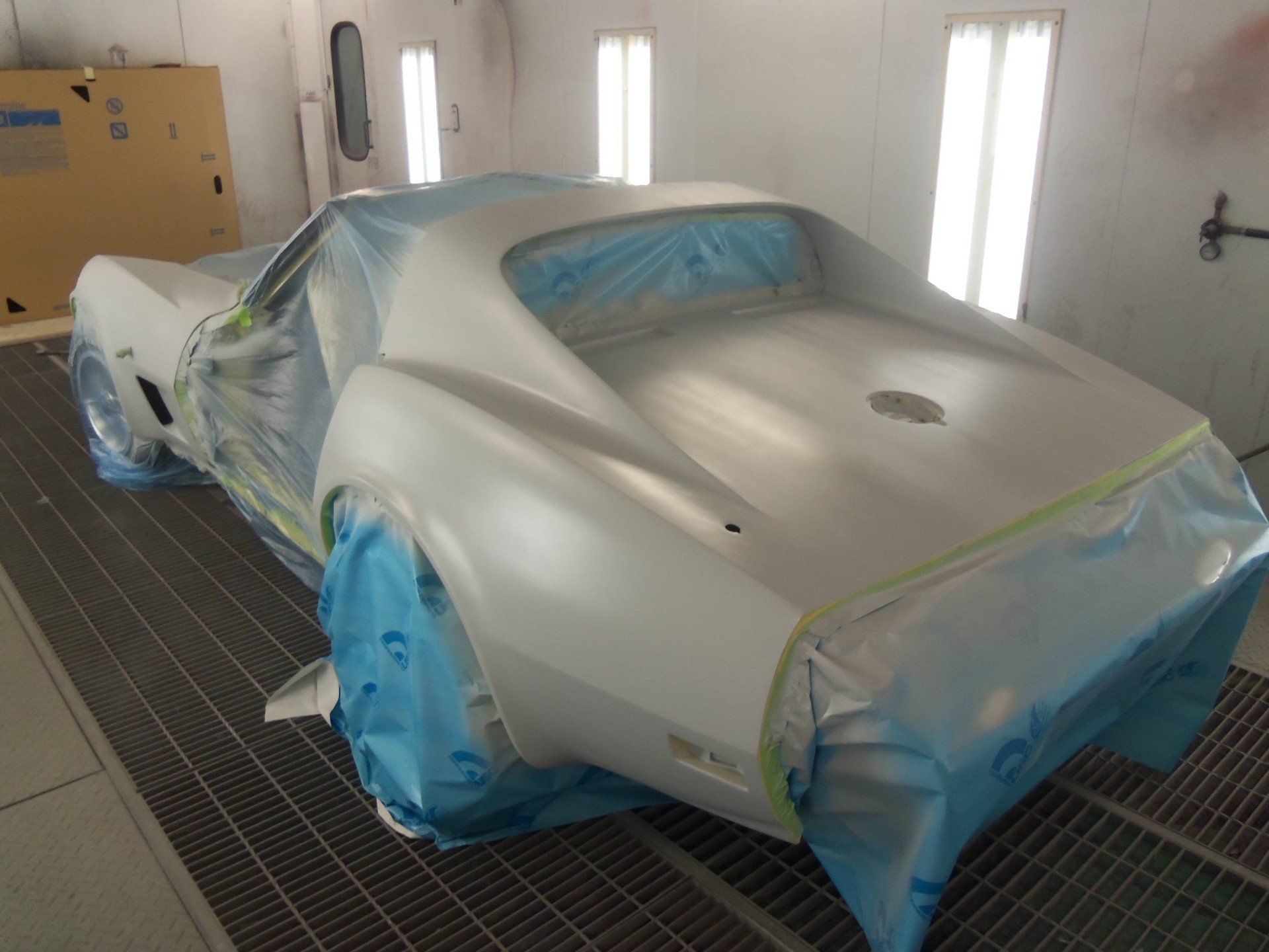 Painting Progress of Classic — Villas, NJ — John's Auto Body