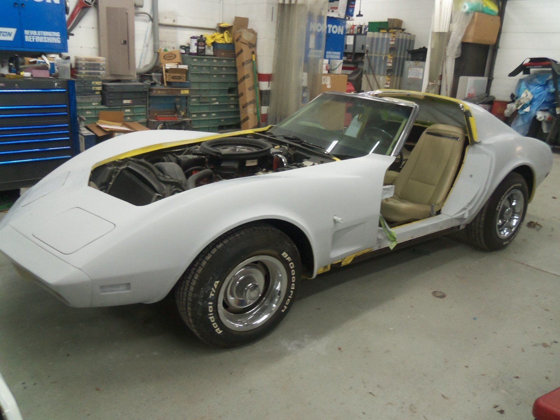 Initial Paint Coating of Classic Car — Villas, NJ — John's Auto Body