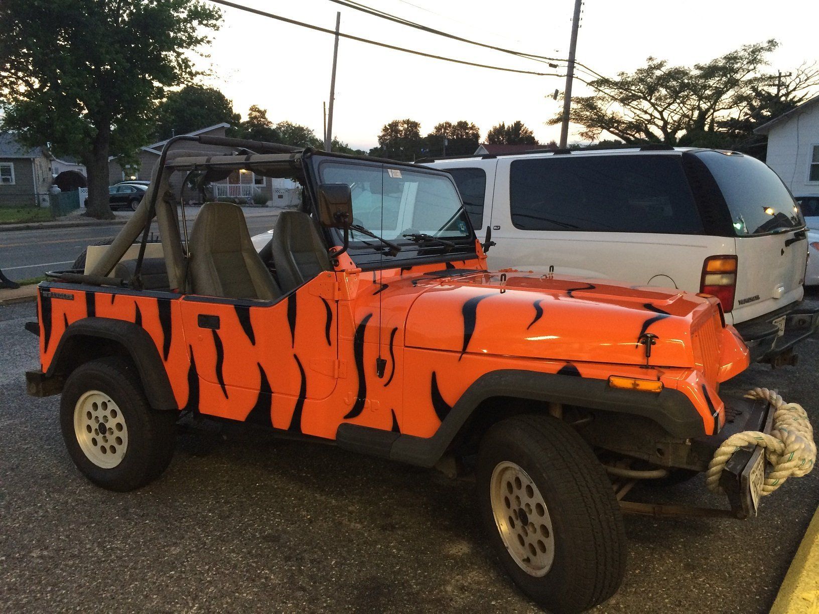 Orange Jeep with Black Stripes — Villas, NJ — John's Auto Body