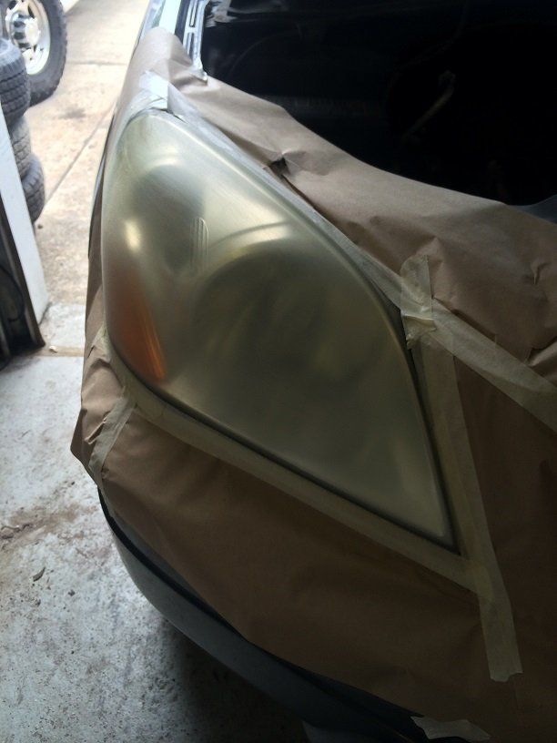Before Headlight Restoration — Villas, NJ — John's Auto Body