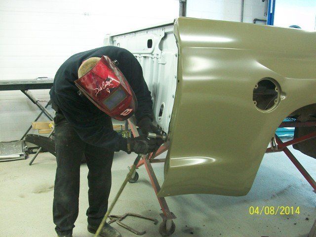 Man Using Repair Tool — Villas, NJ — John's Auto Body