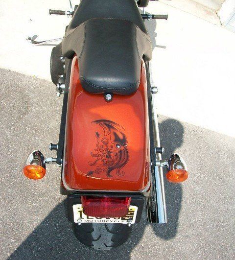 Squid Paint on Motorcycle — Villas, NJ — John's Auto Body