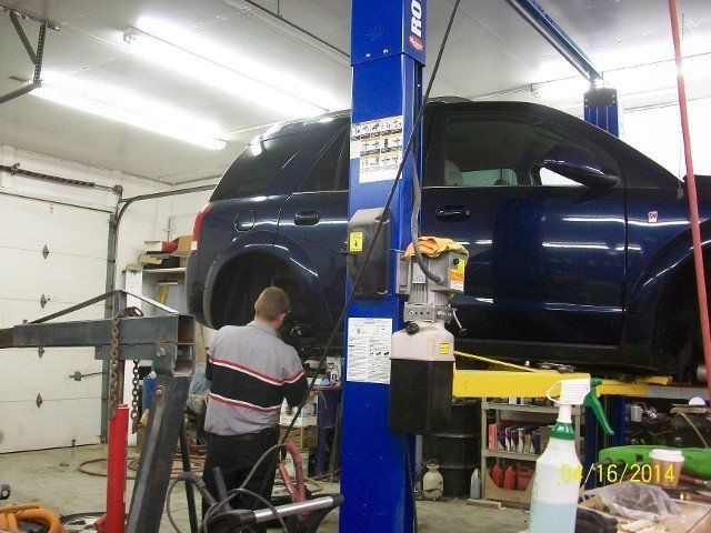 Mounted Car for Repair — Villas, NJ — John's Auto Body