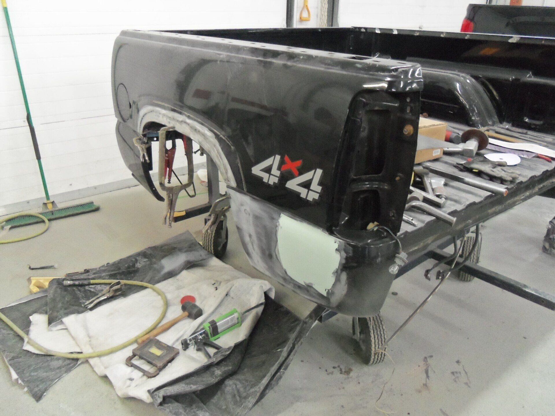 Detached Rear Part of Truck for Repair — Villas, NJ — John's Auto Body