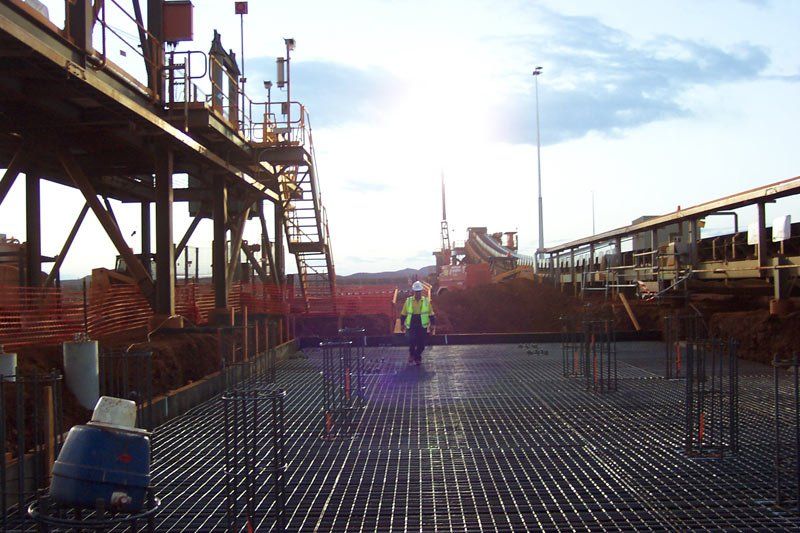 worker walking on a construction building