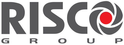 RISCO GROUP logo with text and a gray and red symbol.
