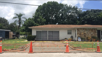 Post Cement installation in Concrete Driveways Fort Myers, FL Post Cement installation in Concrete Driveways Fort Myers, FL